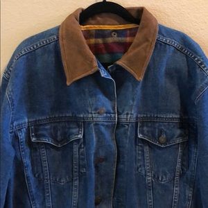 denim jacket suede collar